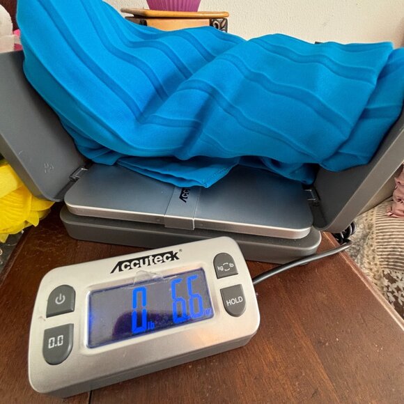 Lane Bryant Womens Top Size 24 Blue Button Up Pleated Flowy Minimalist 17801‎ - Picture 8 of 9